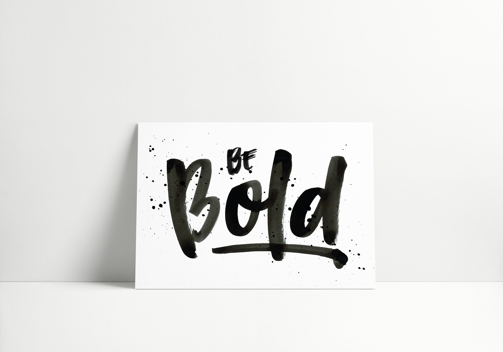 Be Bold and Fear Not