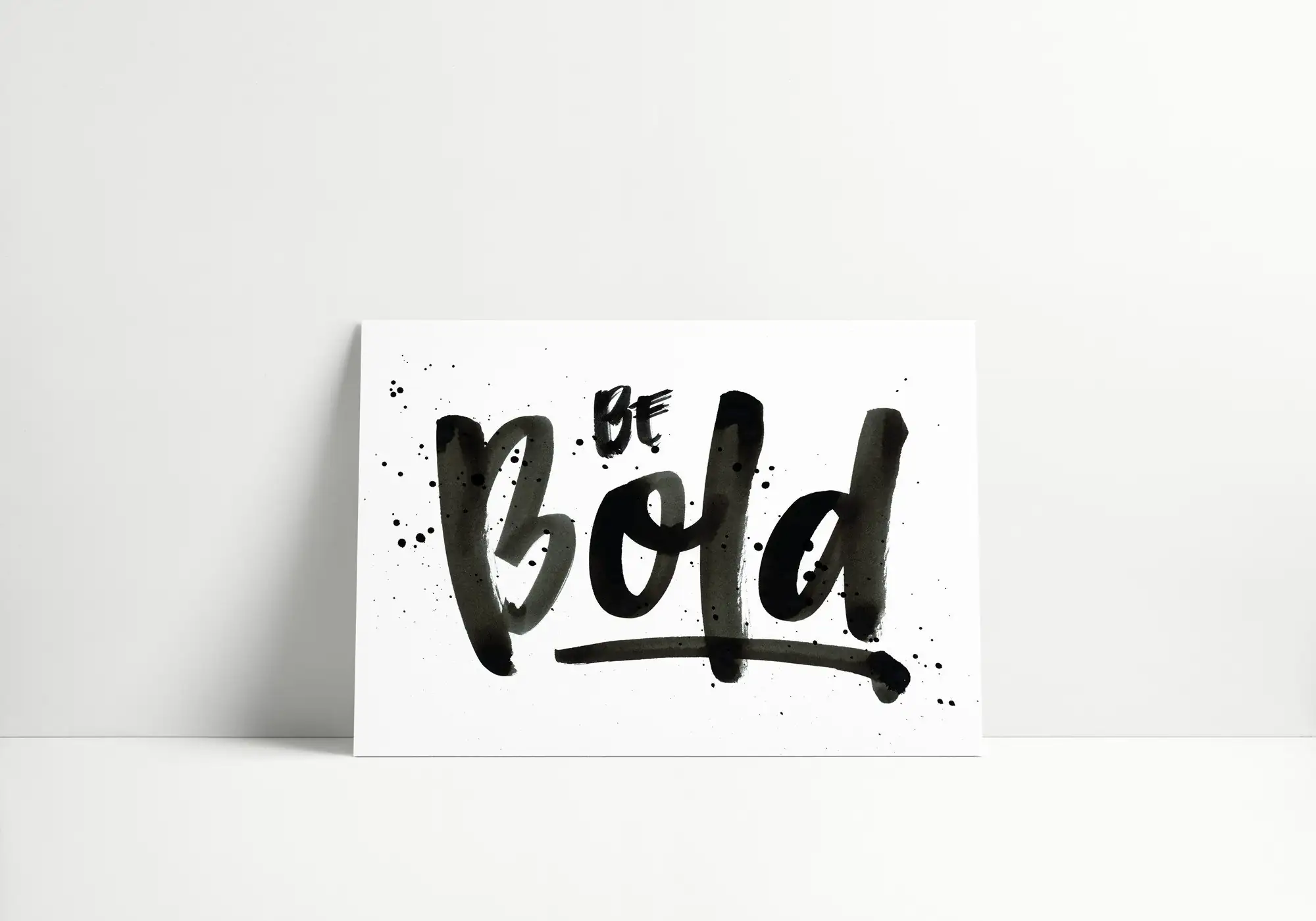 Be Bold and Fear Not