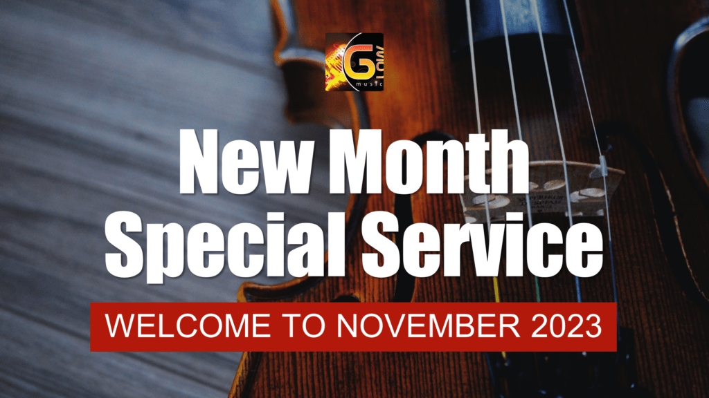 New Month Special Service November 2023