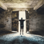 Standing at The Prison Doors