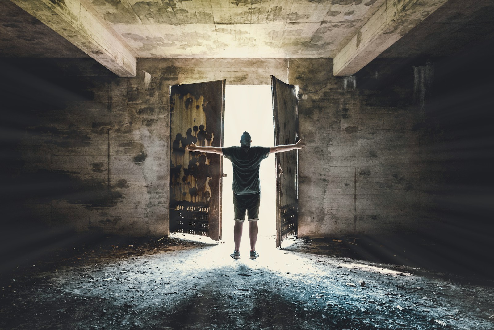 Standing at The Prison Doors