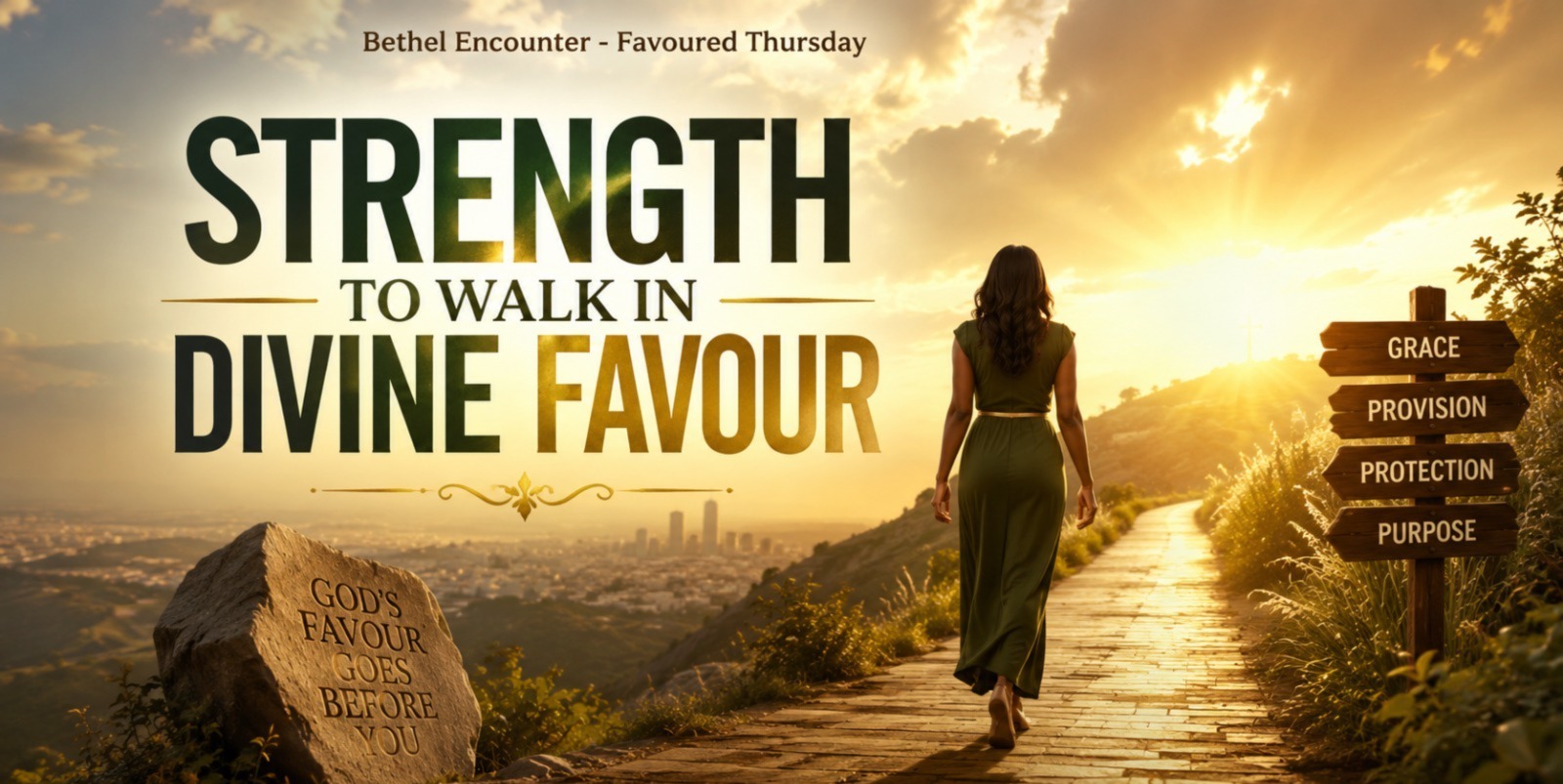 STRENGTH TO WALK IN DIVINE FAVOR